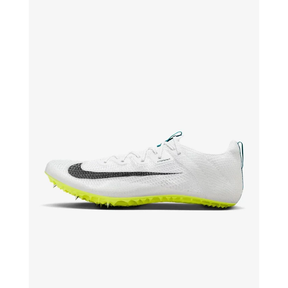 Nike Zoom Superfly Elite 2 Flyknit White Green Spikes FZ9662-100 Men’s Size 6